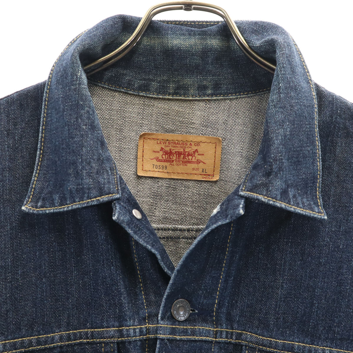 Levi's リーバイス 70599 デニムジャケット XL インディゴ ジージャン トラッカー メンズ
