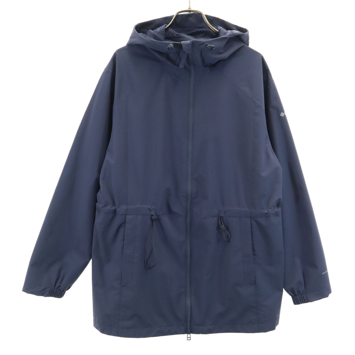 Columbia コロンビア ブロッサムパーク レインジャケット L ネイビー アウトドア 裏メッシュ レディース