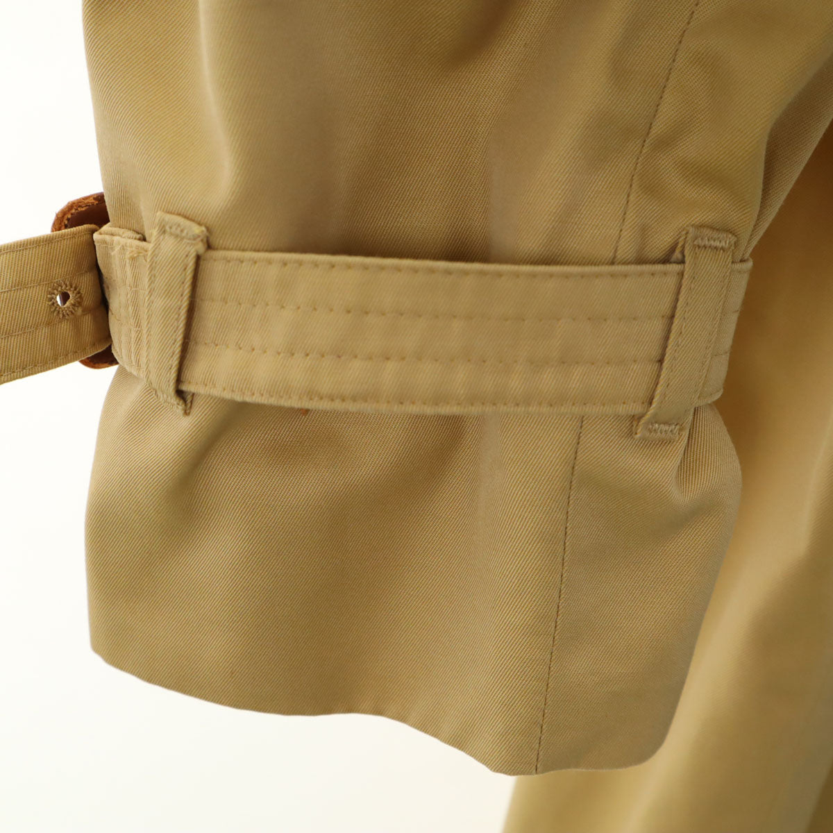 Aquascutum アクアスキュータム 80s 90s オールド トレンチコート ベージュ レディース