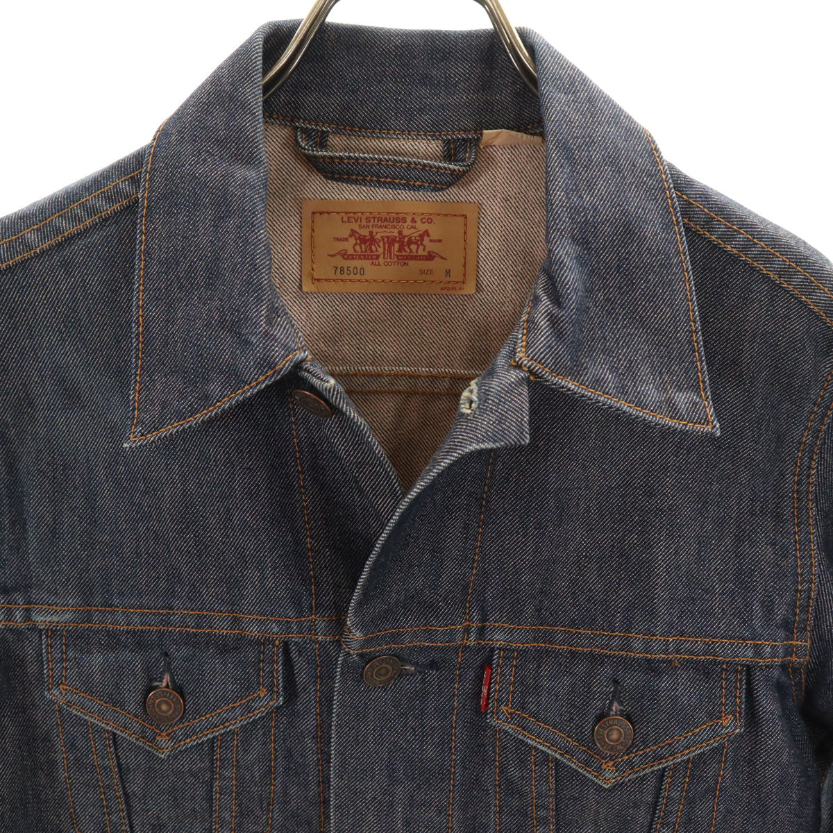 Levi's リーバイス 90s 78500 オールド デニムジャケット M インディゴ ジージャン トラッカー レディース