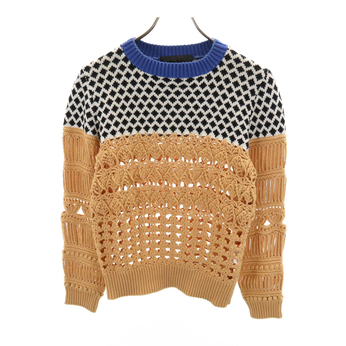 AKIRANAKA アキラナカ 日本製 長袖 ニット 36 オレンジ系 レディース