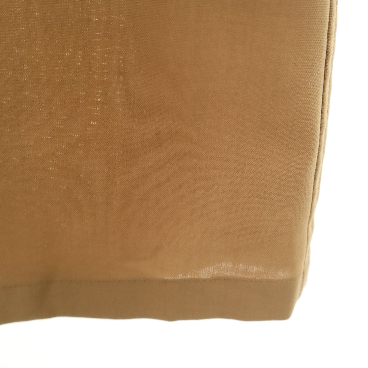 美品 TAAKK ターク 日本製 長袖 フロック加工 シャツ 2 ブラウン メンズ