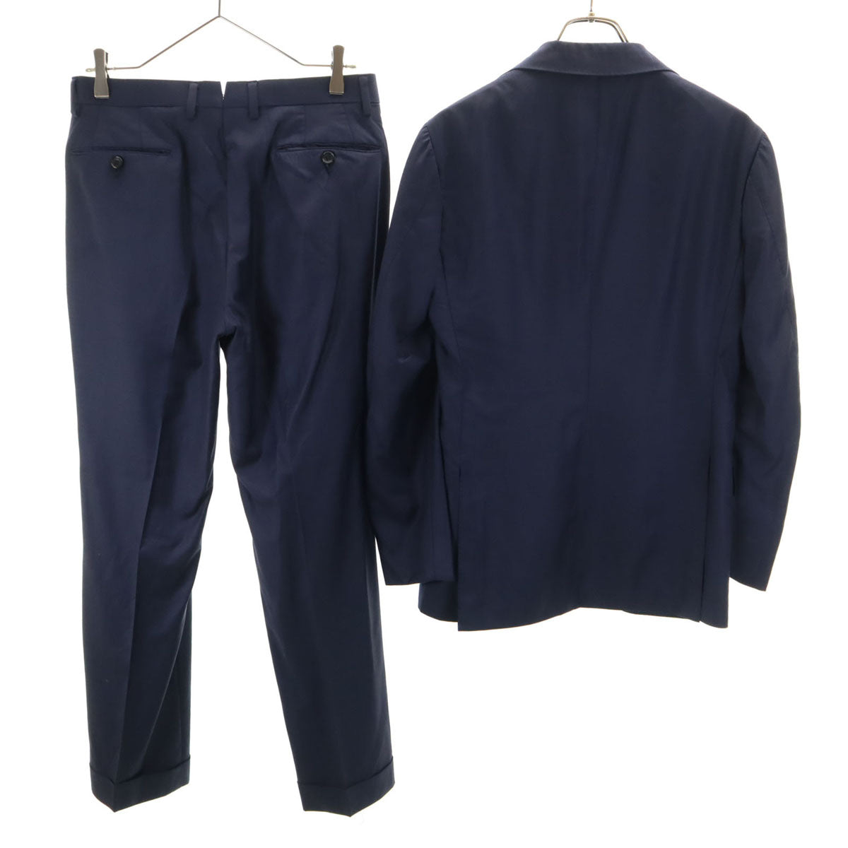 Brilla per il gusto ブリッラペルイルグスト 日本製 スーツ 上下 セットアップ 44 ネイビー メンズ