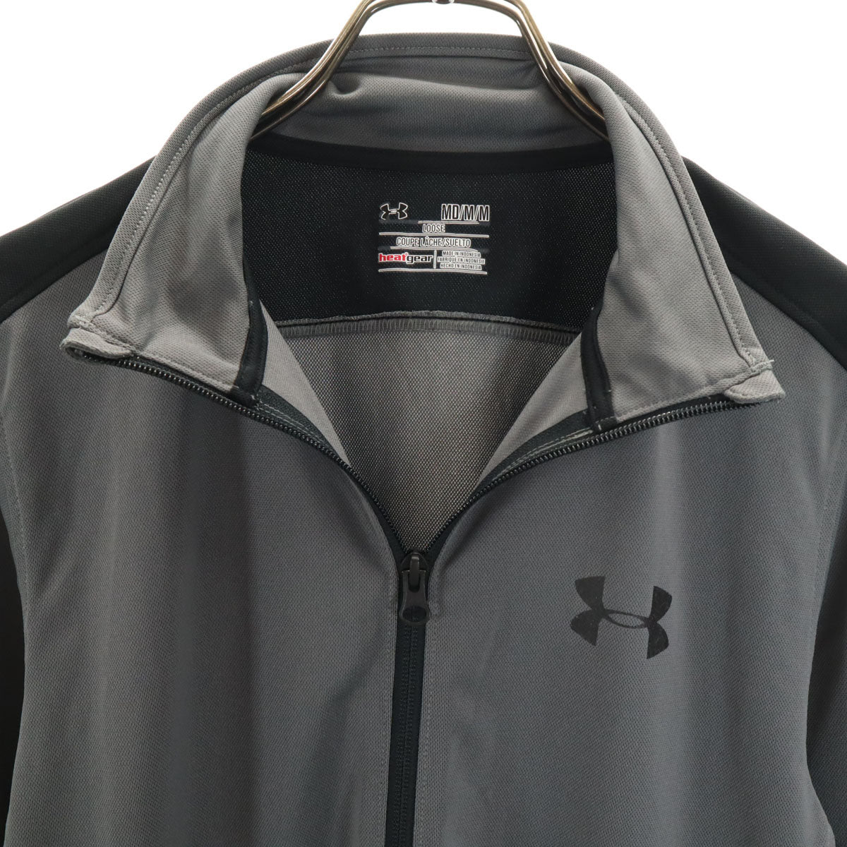 UNDER ARMOUR アンダーアーマー ジャージジャケット 上下 セットアップ M グレー メンズ