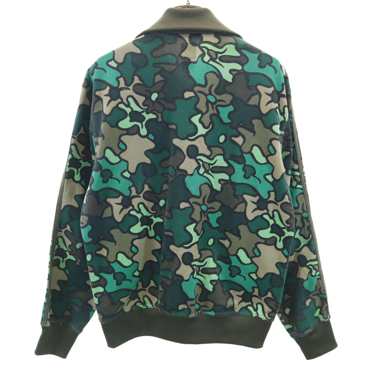 adidas Originals アディダスオリジナルス カモフラ柄 セーフティ トラックジャケット S/M グリーン系 ジャージ メンズ