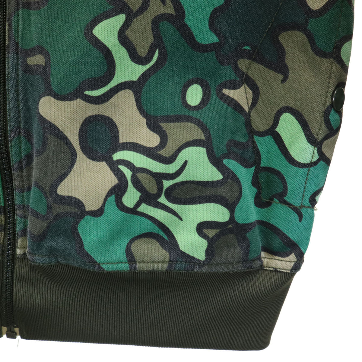 adidas Originals アディダスオリジナルス カモフラ柄 セーフティ トラックジャケット S/M グリーン系 ジャージ メンズ