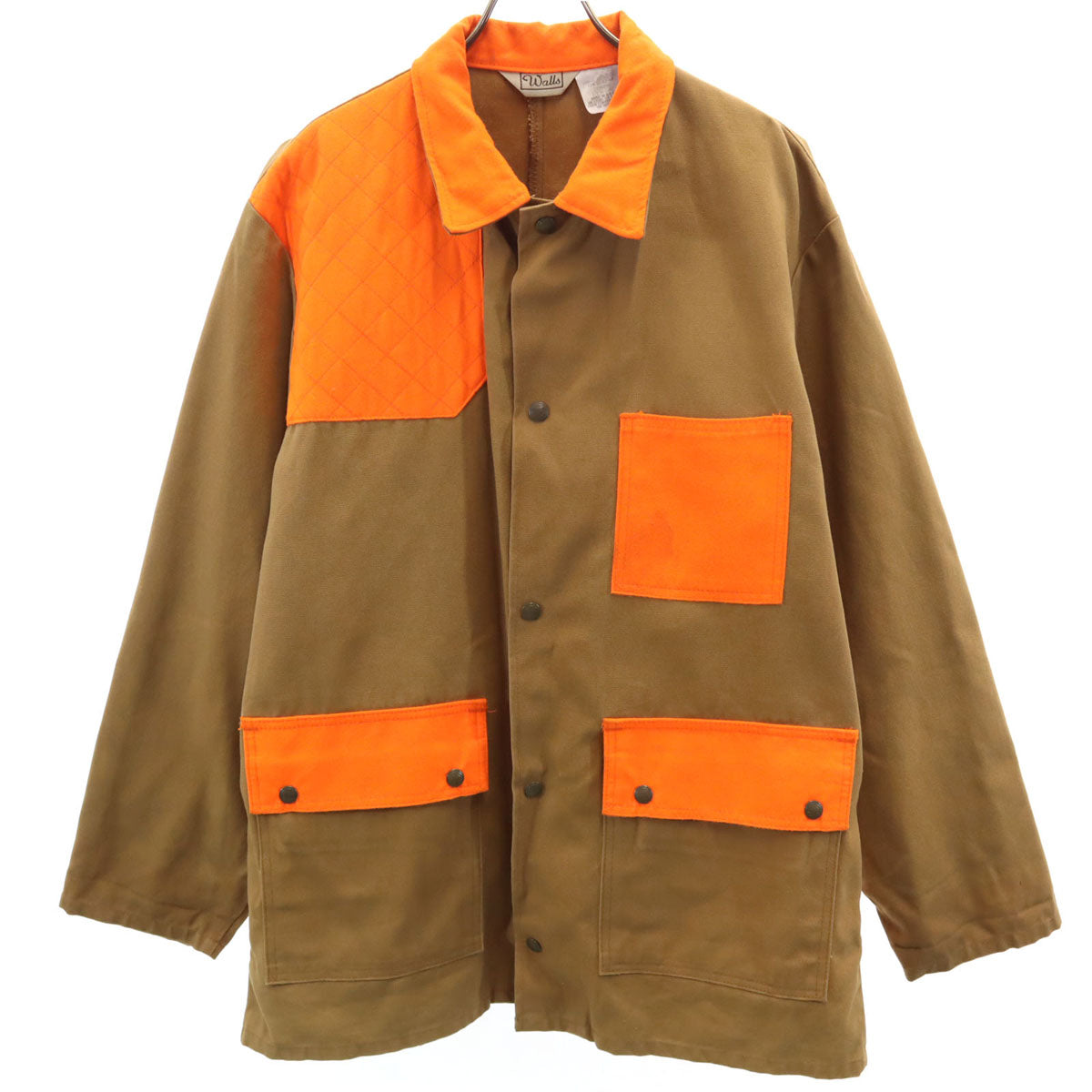 Walls ウォールズ 90s USA製 オールド ハンティングジャケット L ブラウン カバーオール メンズ