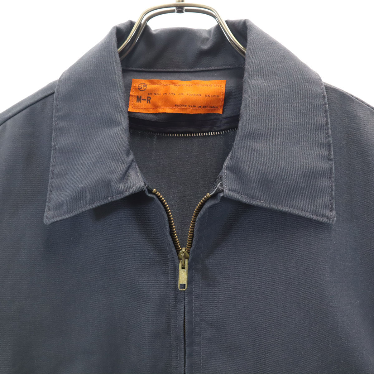 USA製 ワークジャケット M チャコールグレー IDEALジップ メンズ