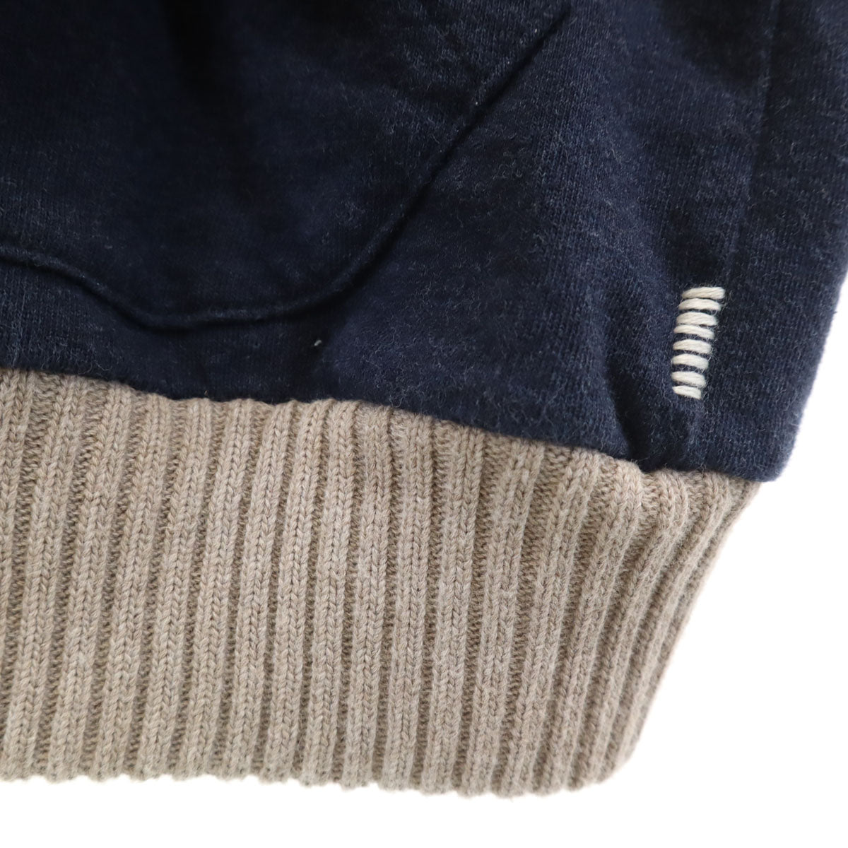 eleventy イレブンティ イタリア製 ノースリーブ ジップパーカー S ネイビー メンズ