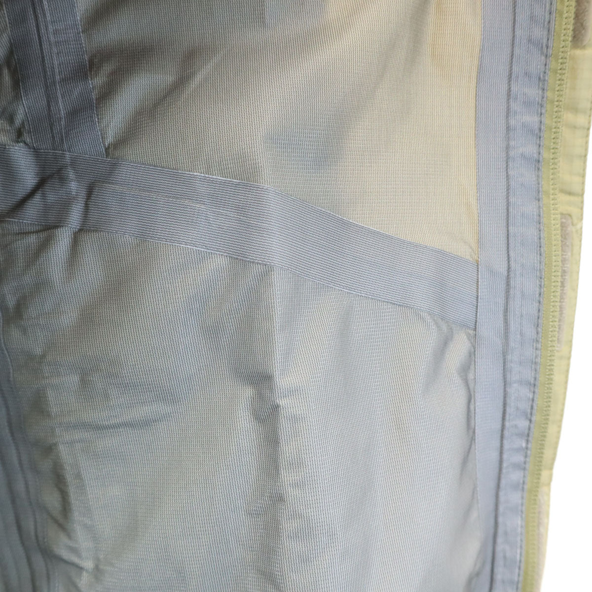 MILLET ミレー レインジャケット 上下 セットアップ M クリーム 収納袋付き アウトドア レディース