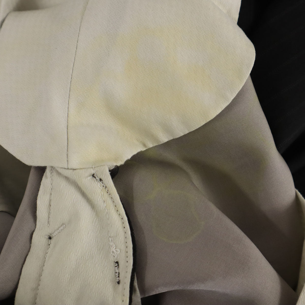 BURBERRY LONDON バーバリーロンドン 日本製 ストライプ柄 スーツ 上下 セットアップ A6/A5 ブラック 三陽商会 メンズ