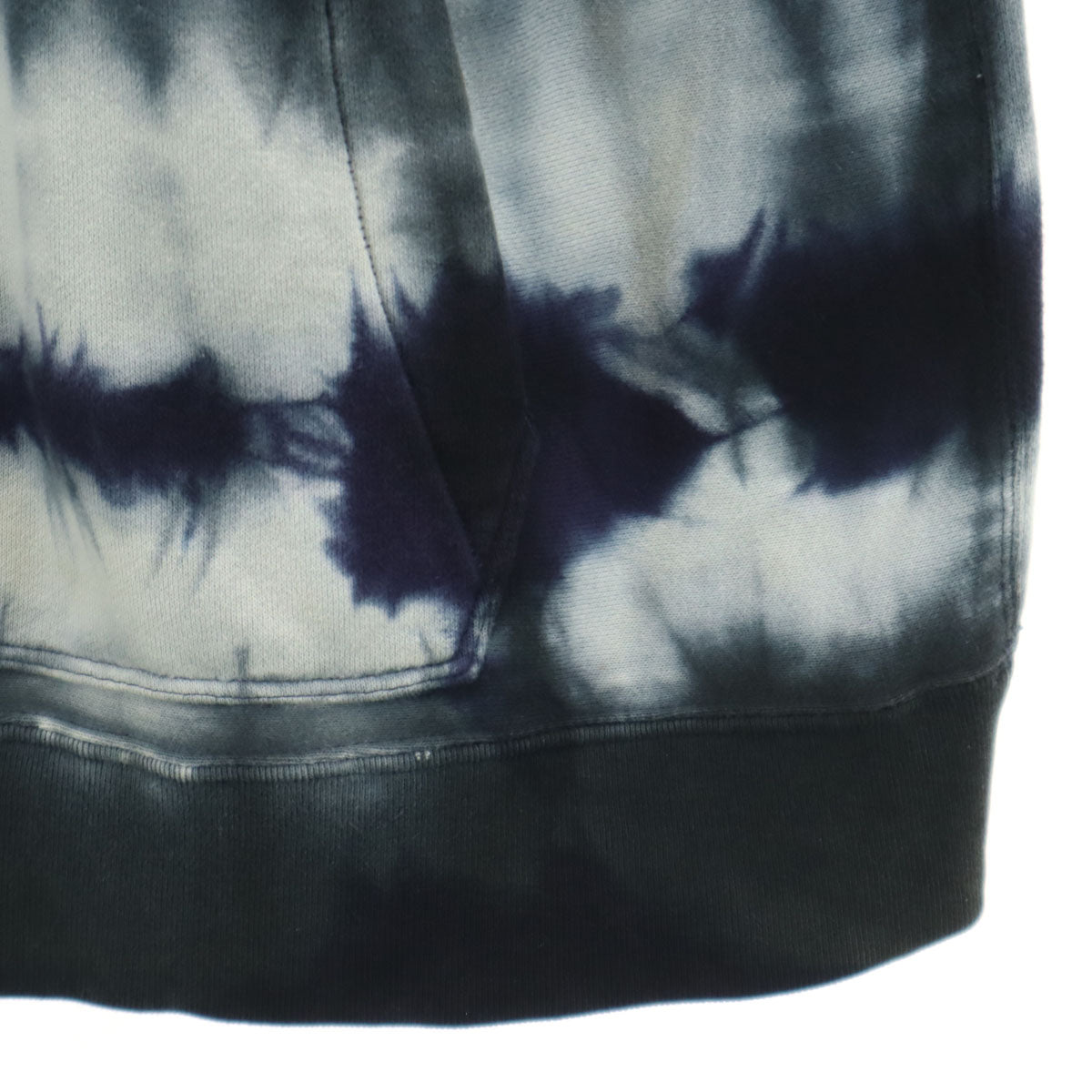 Paul Smith RED EAR ポールスミス レッドイヤー 日本製 タイダイ柄 長袖 スウェットパーカー L ネイビー メンズ