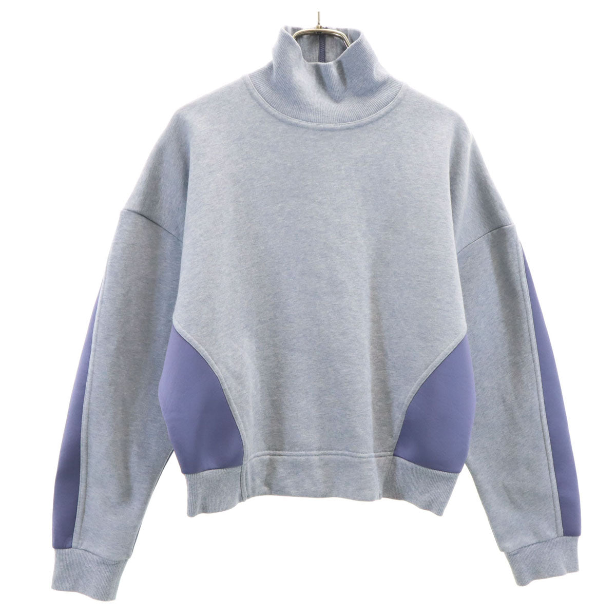 adidas by Stella McCartney アディダスバイステラマッカートニー 長袖 ダンボールニット スウェット M パープル レディース