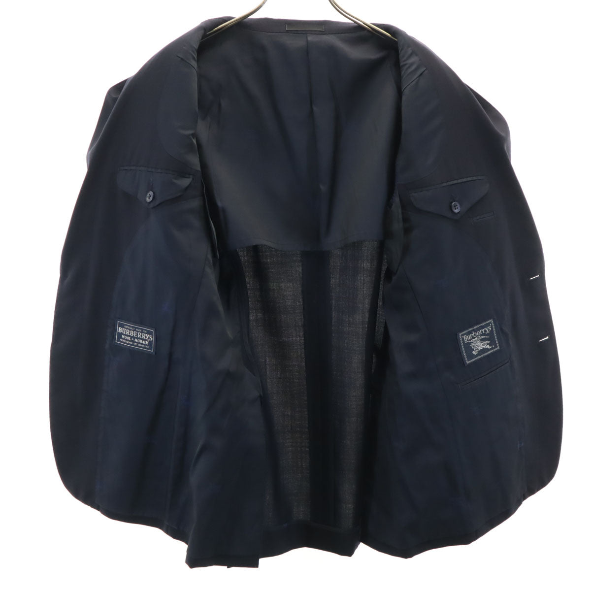 Burberrys バーバリーズ 90s 日本製 オールド テーラードジャケット AB5 ネイビー メンズ