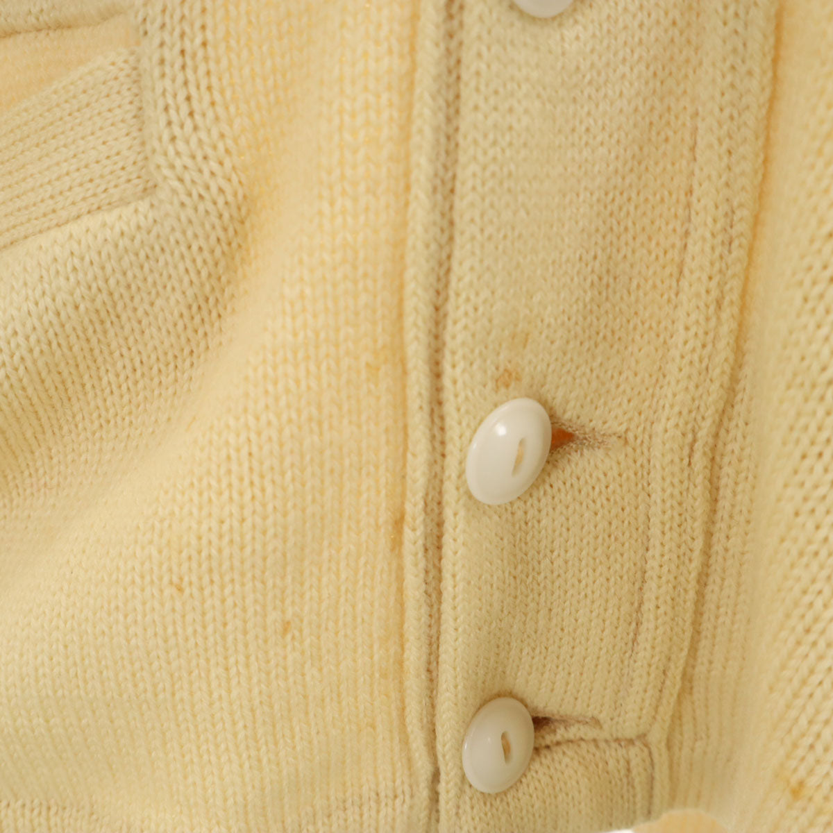 50s ヴィンテージ 長袖 レタード カーディガン ベージュ メンズ