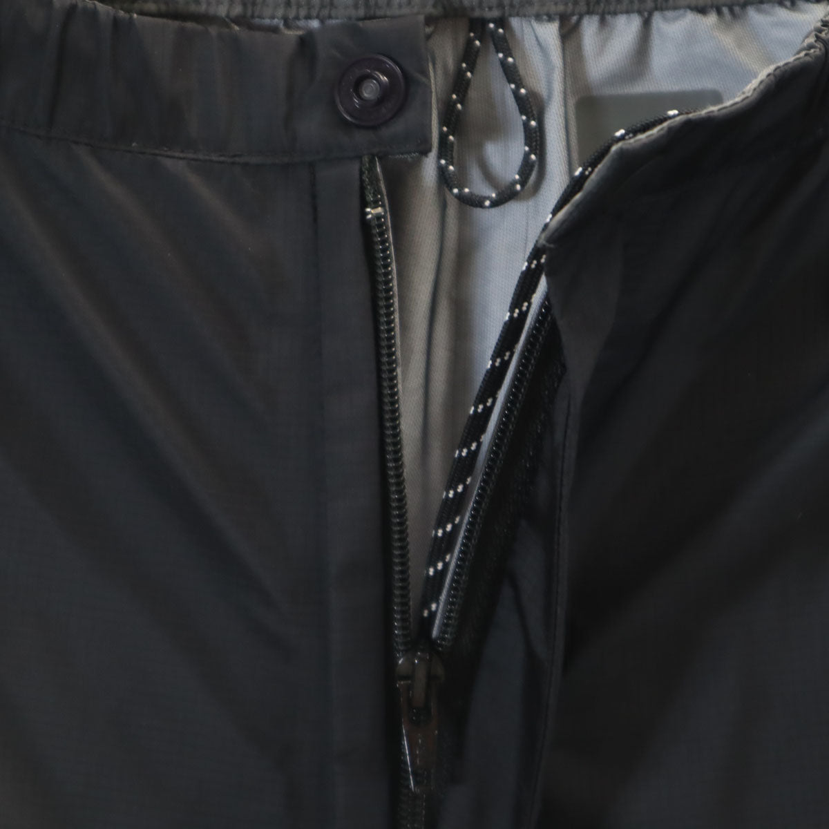 mont-bell モンベル ストームクルーザー レインジャケット 上下 セットアップ L ブラック アウトドア 収納袋付き メンズ