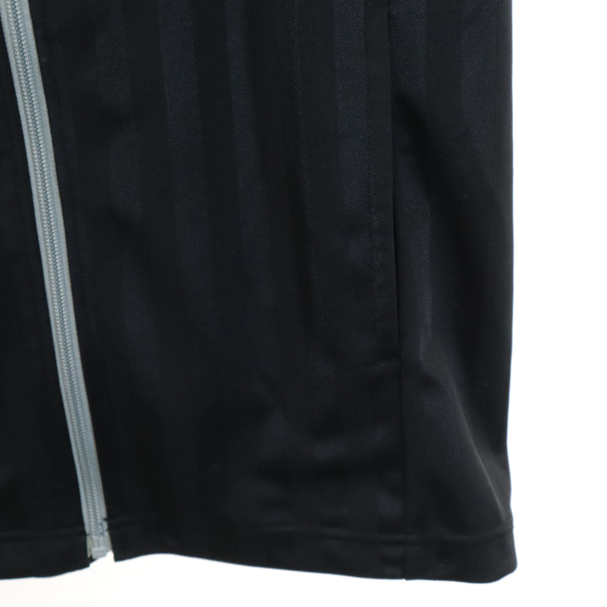 adidas アディダス ストライプ柄 フーディー トラックジャケット 上下 セットアップ S/XS ブラック ジャージ メンズ