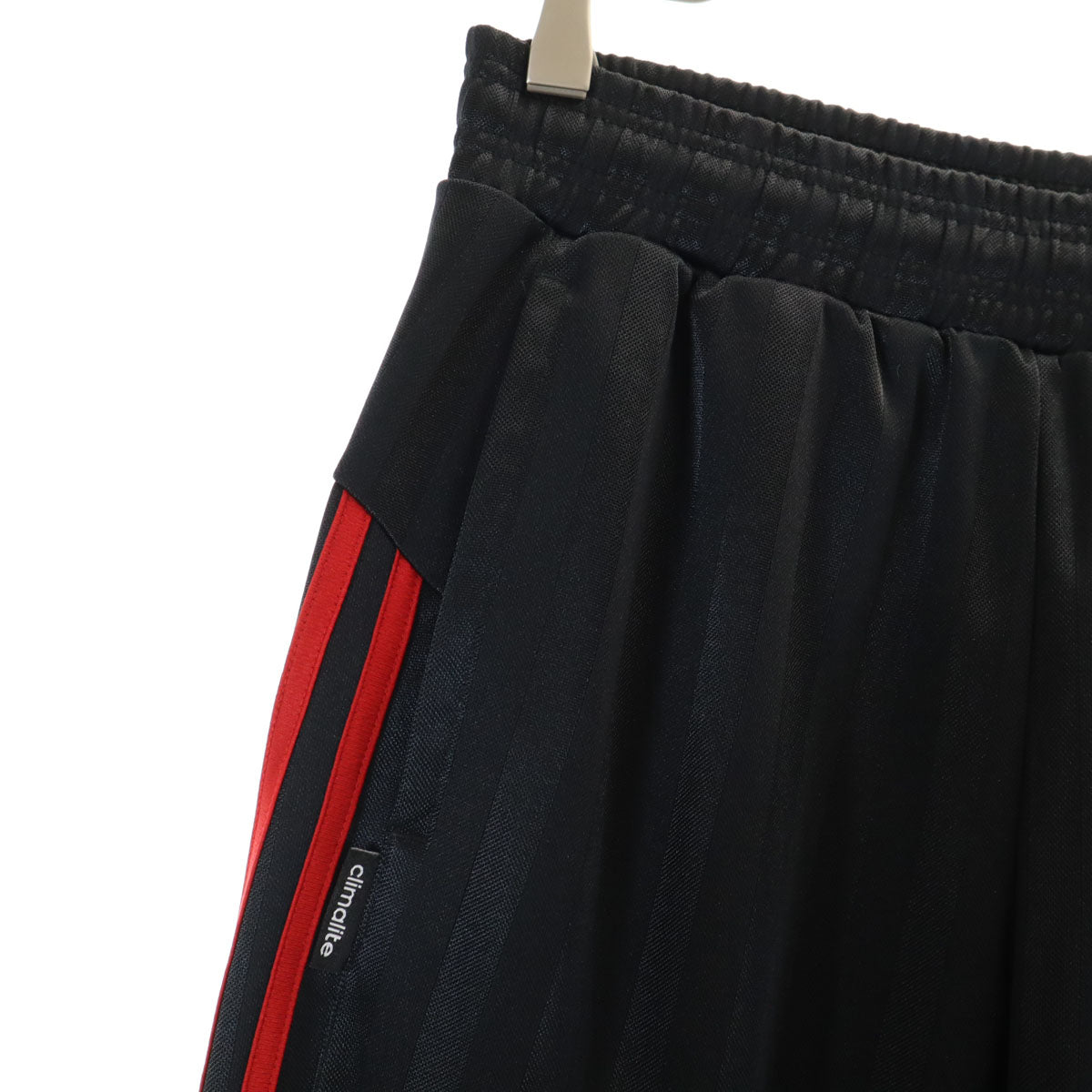 adidas アディダス ストライプ柄 フーディー トラックジャケット 上下 セットアップ S/XS ブラック ジャージ メンズ