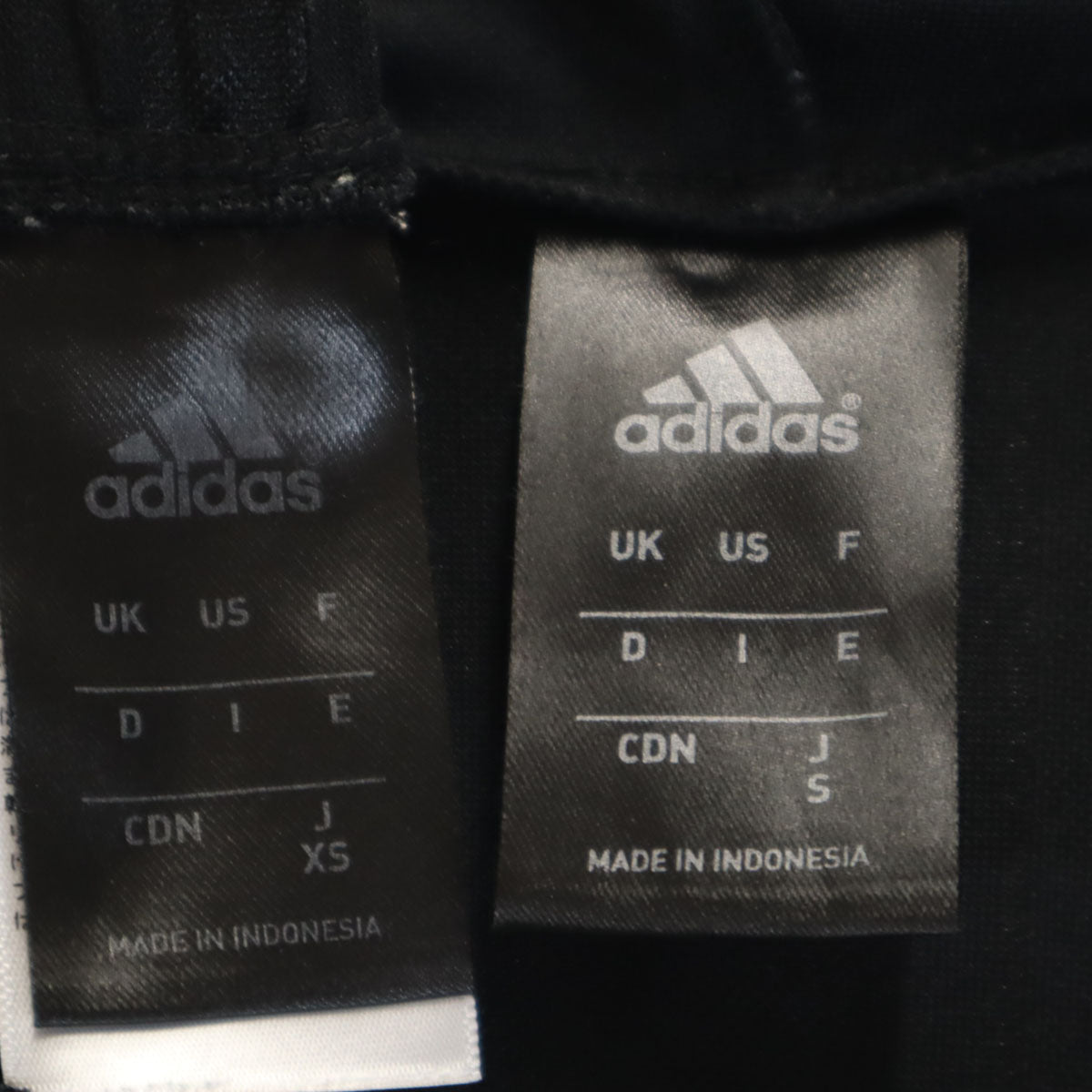 adidas アディダス ストライプ柄 フーディー トラックジャケット 上下 セットアップ S/XS ブラック ジャージ メンズ