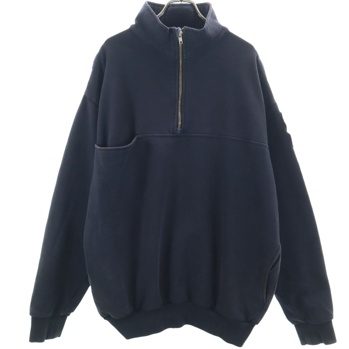 ゲームワークウェア 90s オールド 長袖 ハーフジップ トレーナー XL ブラック メンズ