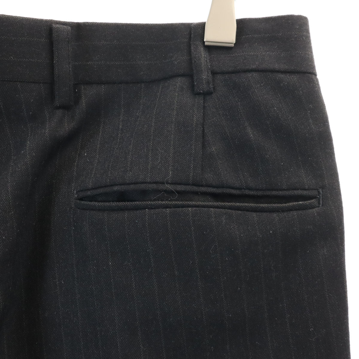 CHAPS チャップス ストライプ柄 スーツ 上下 セットアップ AB4 チャコールグレー メンズ