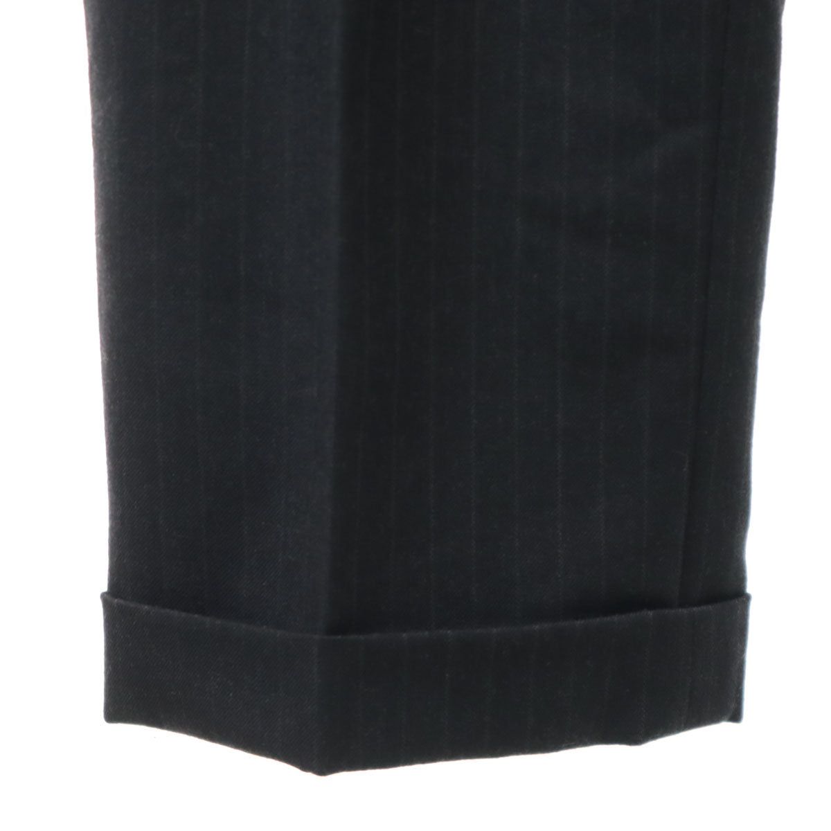 CHAPS チャップス ストライプ柄 スーツ 上下 セットアップ AB4 チャコールグレー メンズ