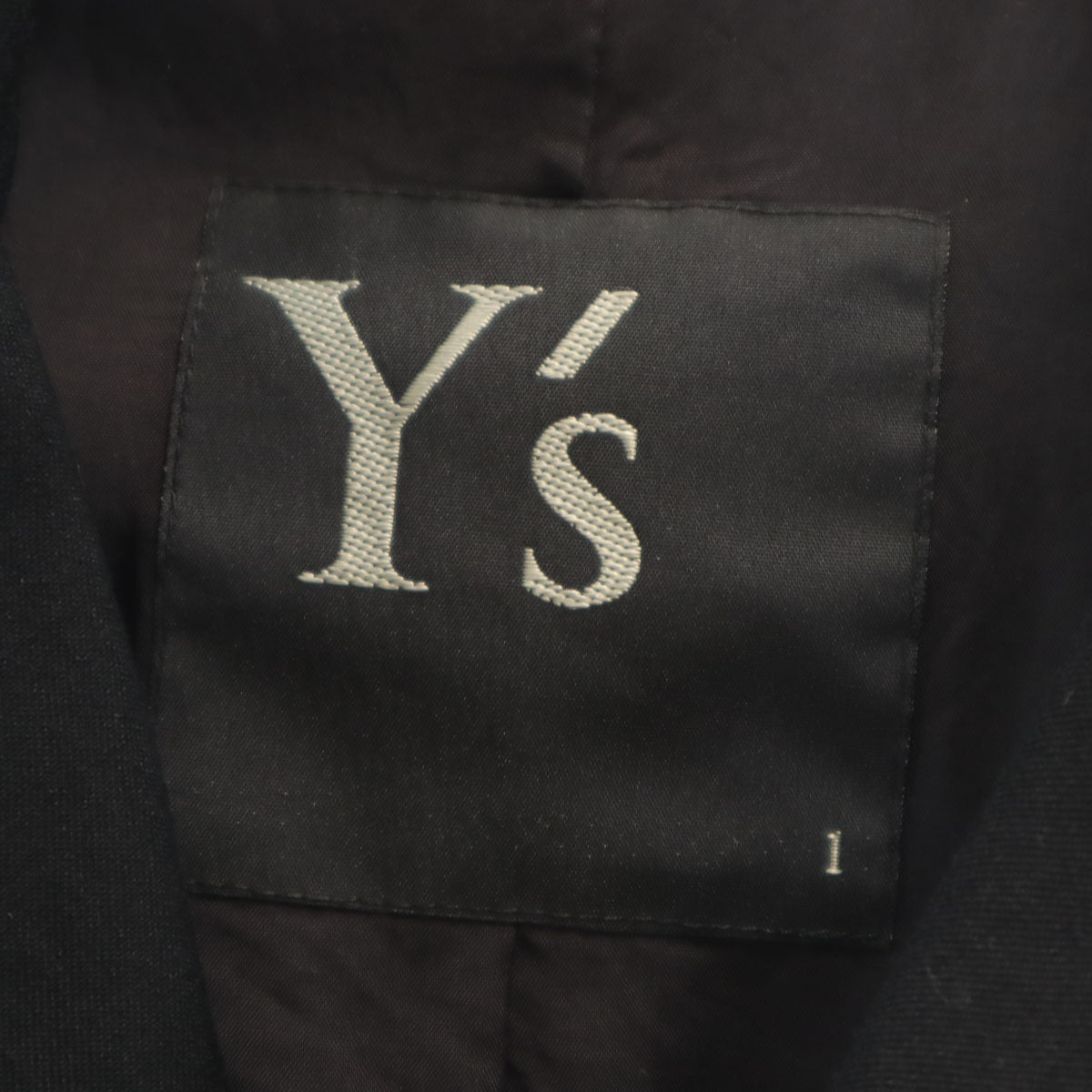 Y's ワイズ 日本製 ライダースジャケット 1 ブラック ヨウジヤマモト レディース