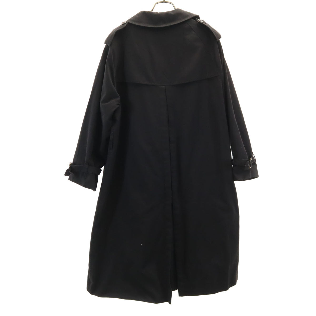 Burberrys バーバリーズ 80s 英国製 ヴィンテージ トレンチコート 16 ブラック レディース