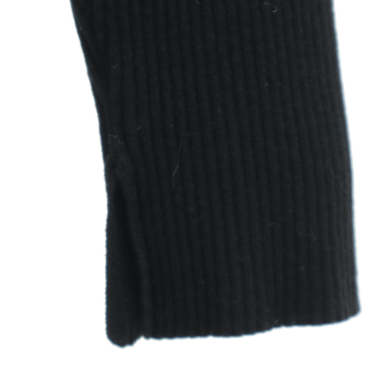 ADORE アドーア 日本製 長袖 ティアード ニット ドッキング ロングワンピース 38 ブラック レディース