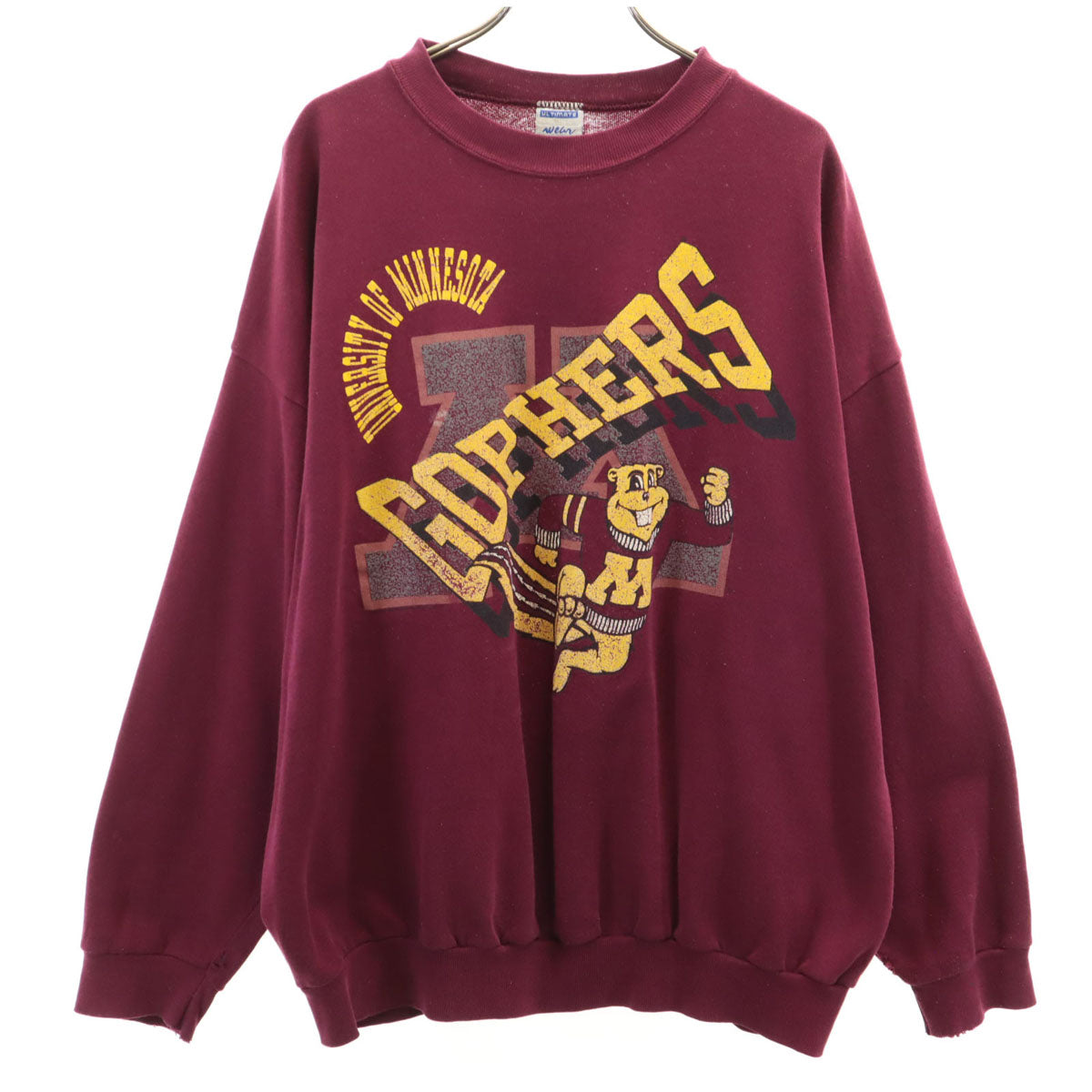 ULTIMATE アルティメット 90s USA製 オールド 長袖 スウェット トレーナー XXL ボルドー ビックサイズ メンズ