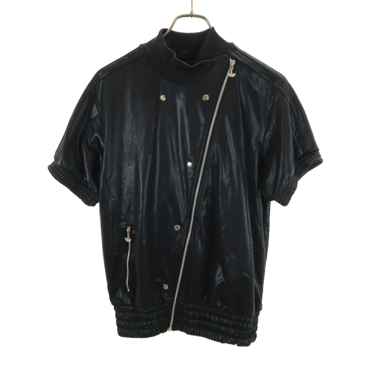 adidas アディダス トレフォイルロゴ ブルゾン S ブラック レディース