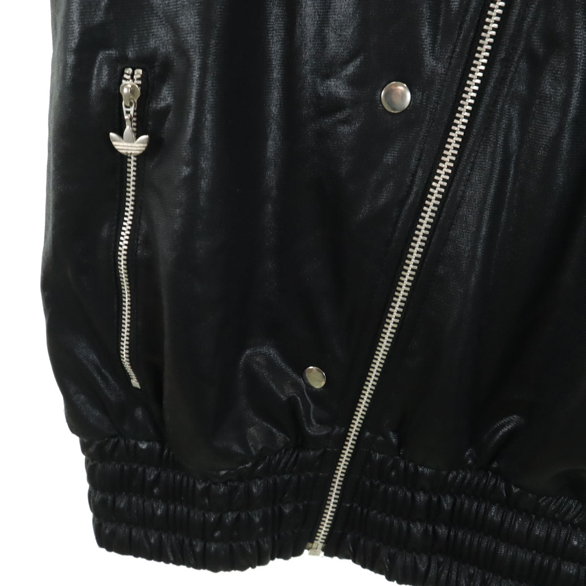 adidas アディダス トレフォイルロゴ ブルゾン S ブラック レディース