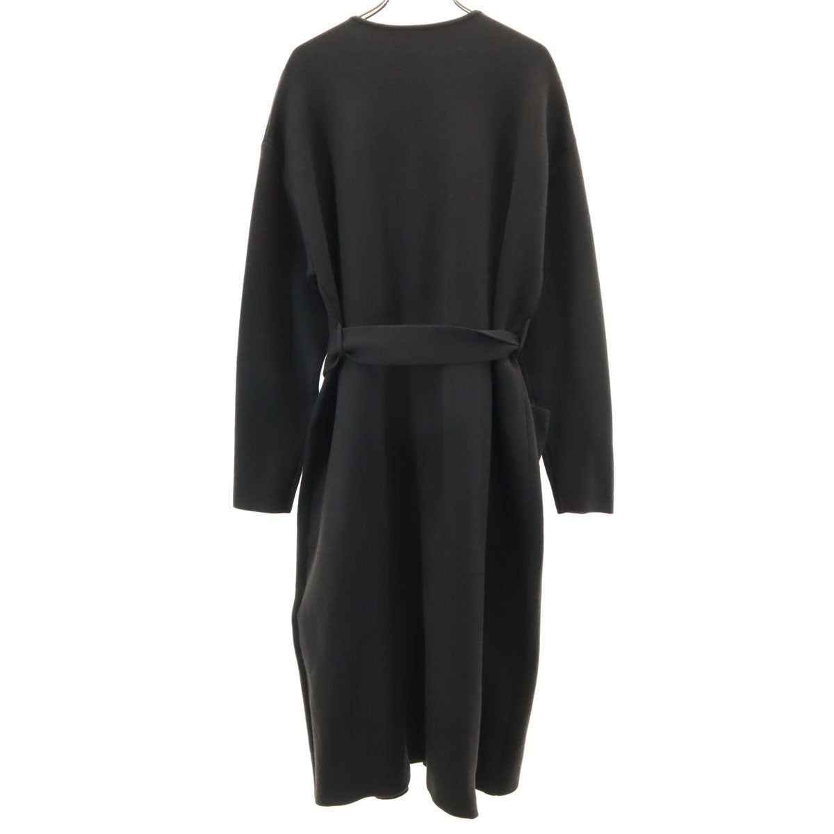 Mila Owen ミラオーウェン 長袖 ガウン ロング ニットカーディガン 1 チャコール レディース