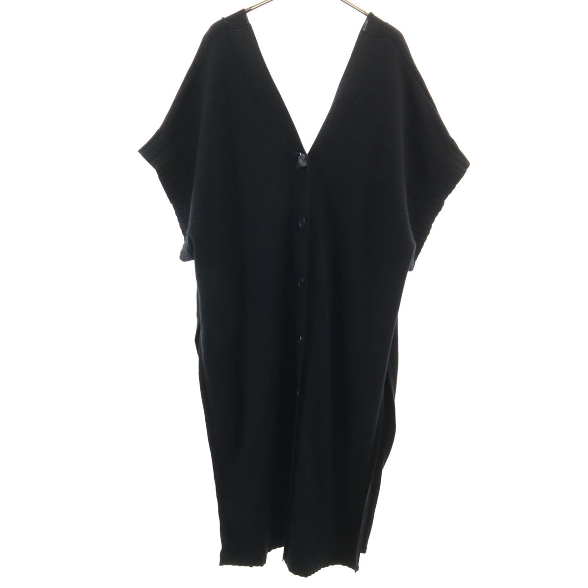 ADORE アドーア フレンチスリーブ レイヤードタイプ ニット 38 ブラック レディース