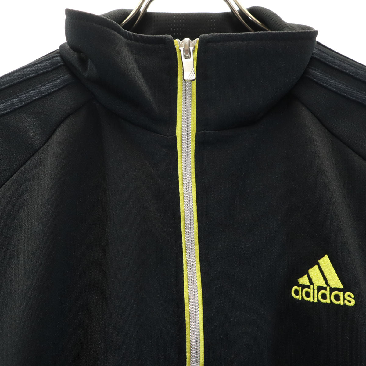 美品 adidas アディダス トラックジャケット 上下 セットアップ M ブラック ジャージ メンズ