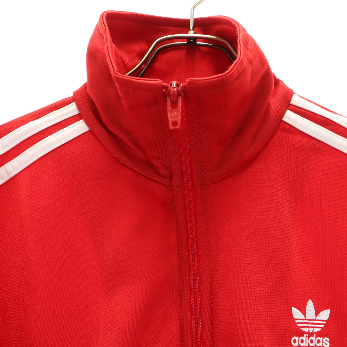adidas Originals アディダスオリジナルス トレフォイルロゴ トラックジャケット 上下 セットアップ M レッド ジャージ メンズ