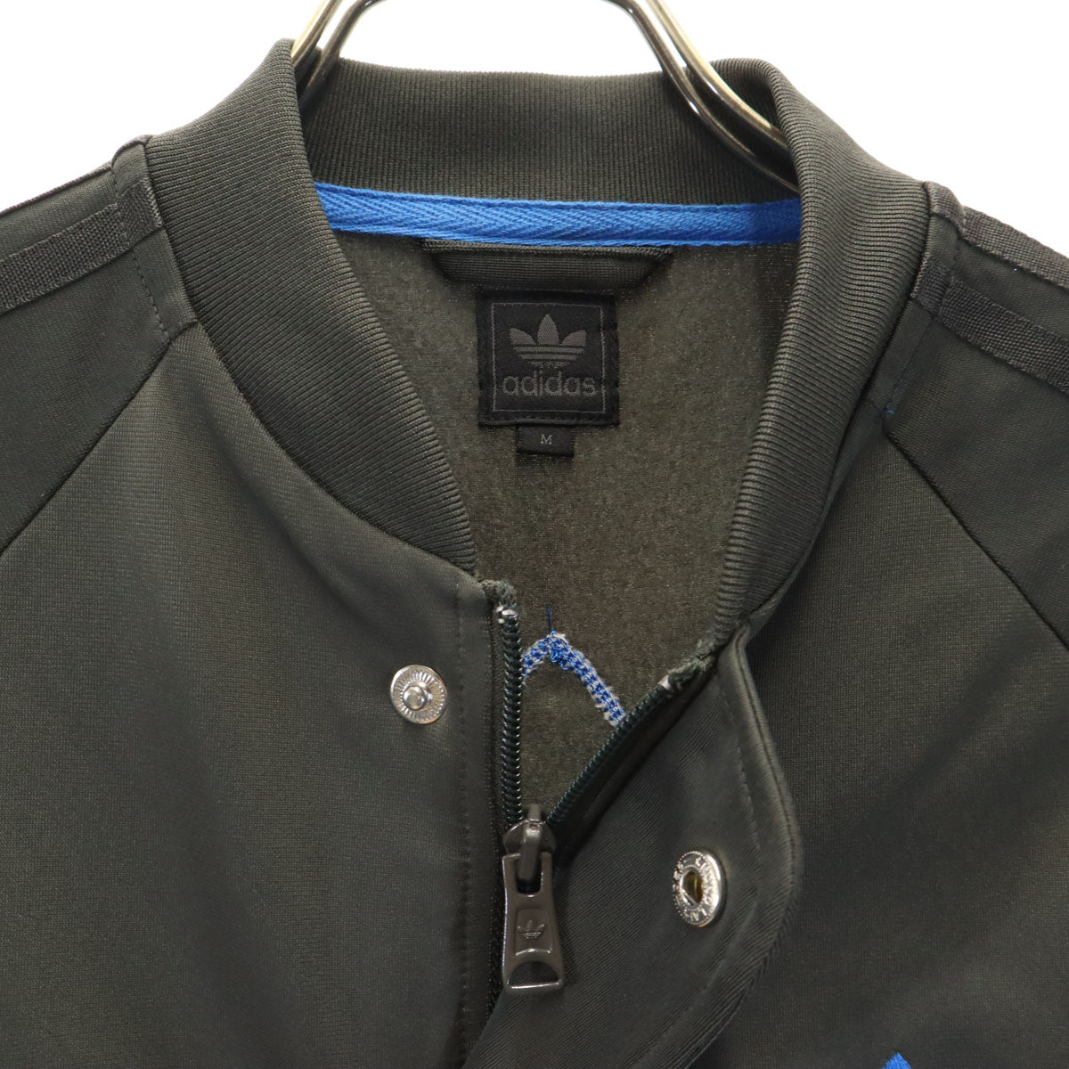 adidas Originals アディダスオリジナルス トレフォイルロゴ スーパースター トラックジャケット 上下 セットアップ M チャコールグレー ジャージ メンズ