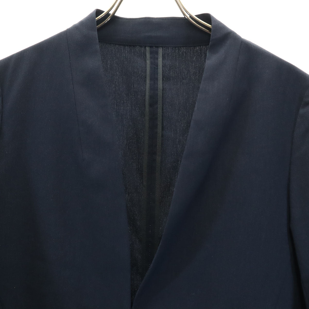 SHIPS シップス 日本製 パンツスーツ 上下 セットアップ 38 ネイビー レディース