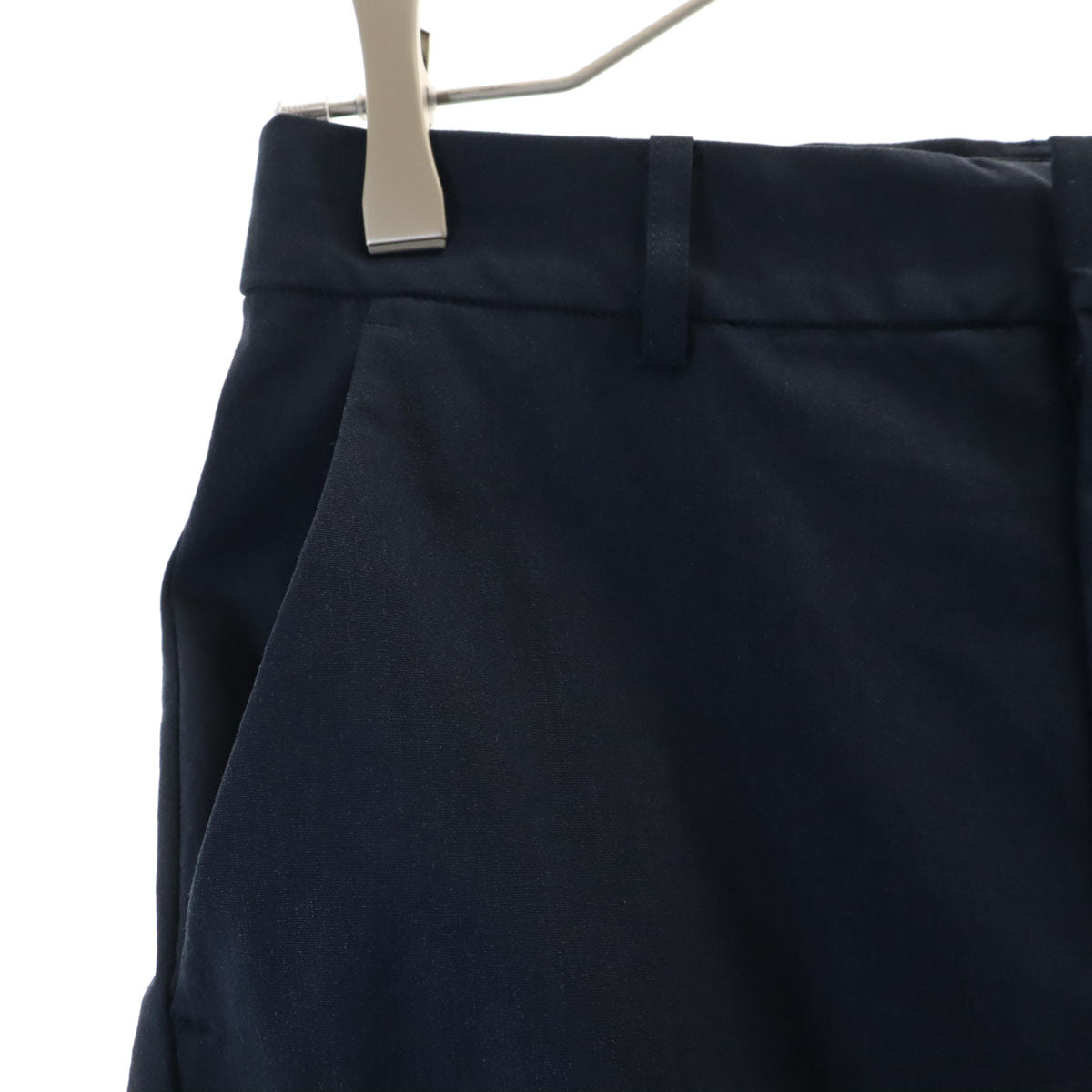 SHIPS シップス 日本製 パンツスーツ 上下 セットアップ 38 ネイビー レディース