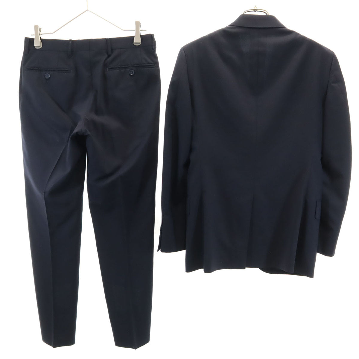 UNITED ARROWS GREEN LABEL RELAXING ユナイテッドアローズ グリーンレーベルリラクシング スーツ 上下 セットアップ 42/72 ネイビー メンズ