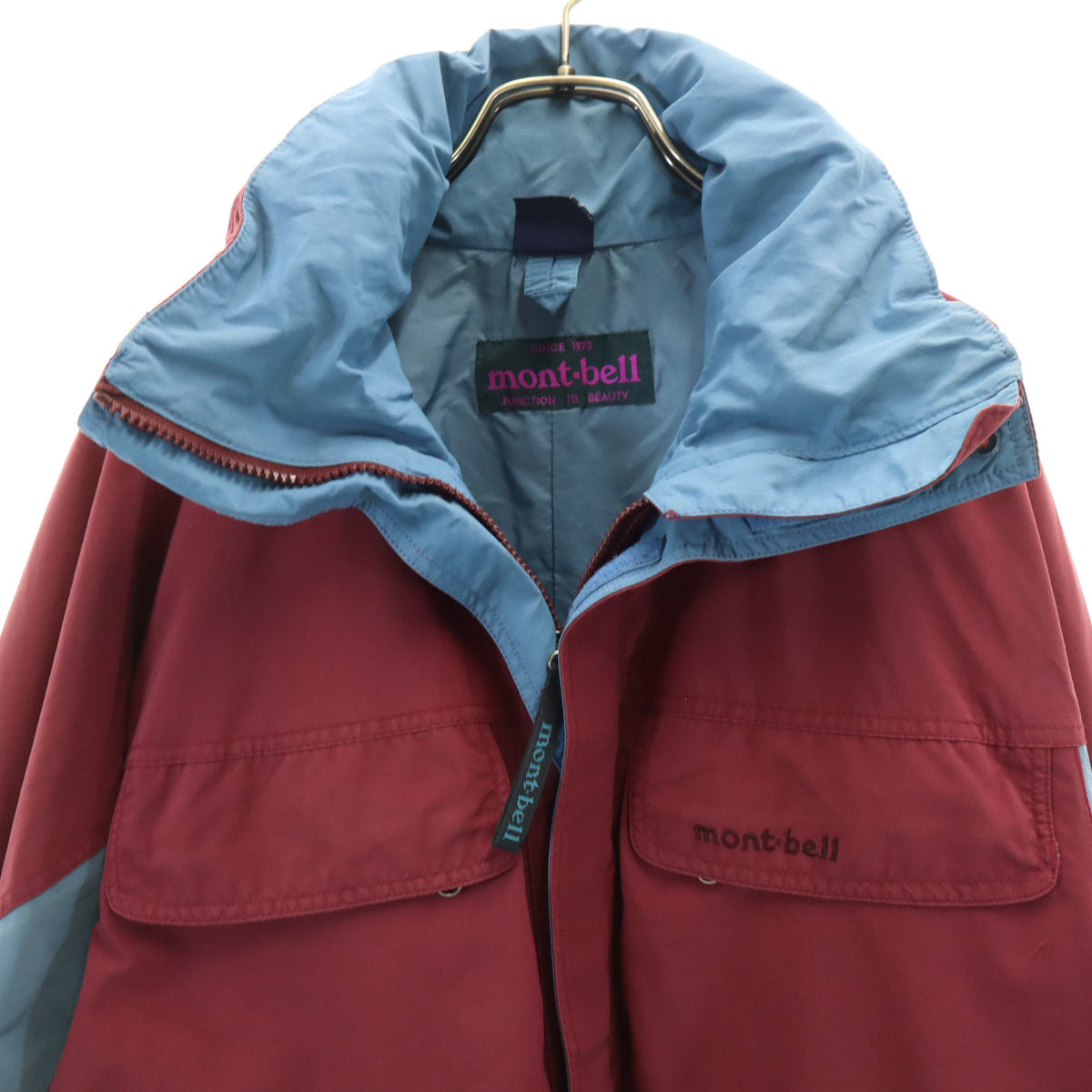 mont-bell モンベル ナイロンジャケット S ボルドー アウトドア メンズ