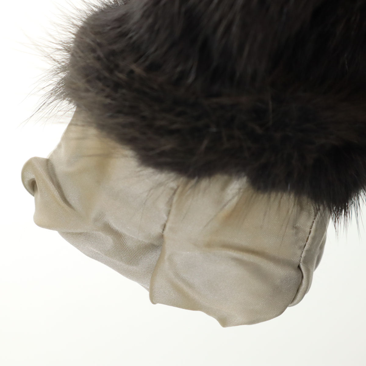 SAGA MINK サガミンク ジップアップ 毛皮コート 11 チャコールグレー レディース