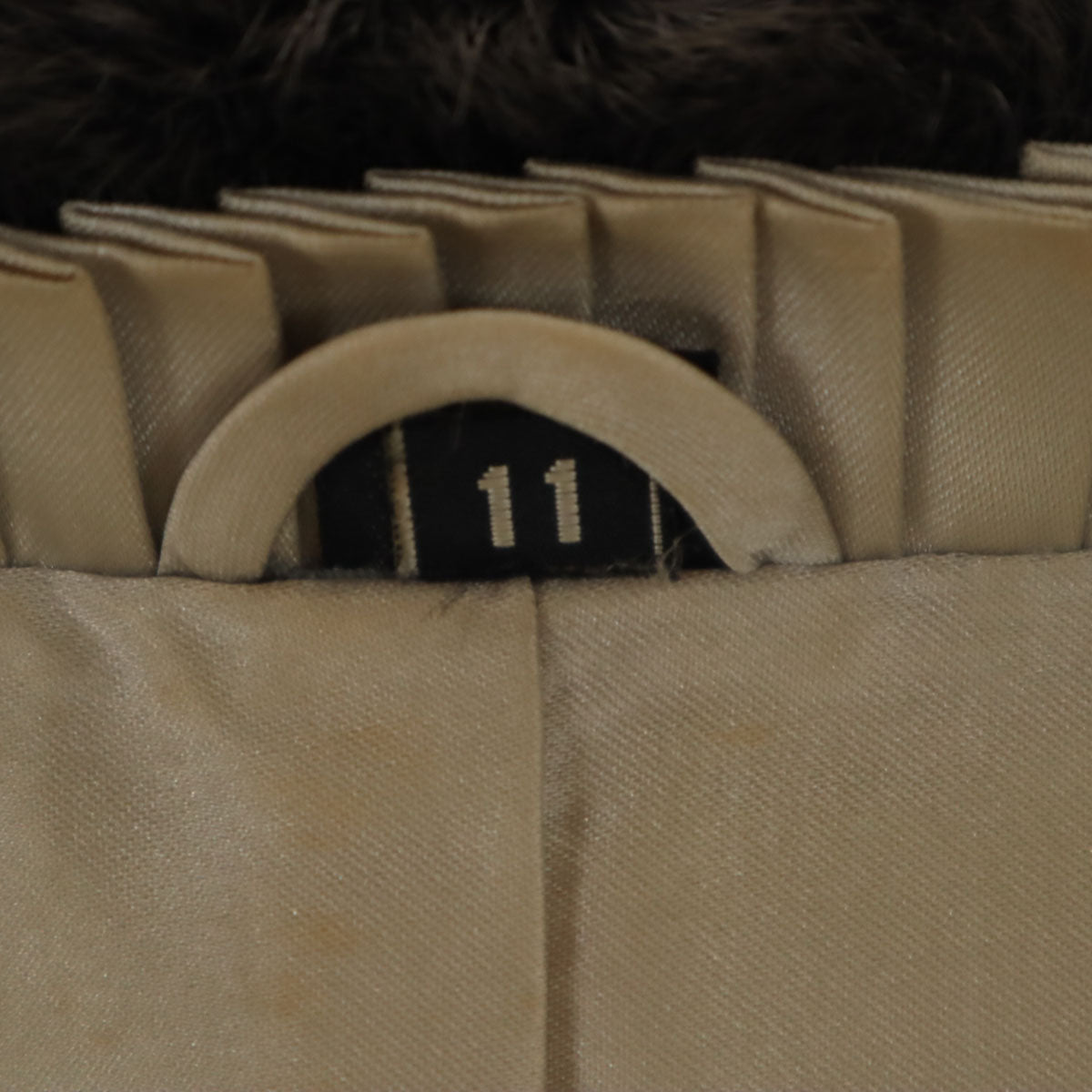 SAGA MINK サガミンク ジップアップ 毛皮コート 11 チャコールグレー レディース