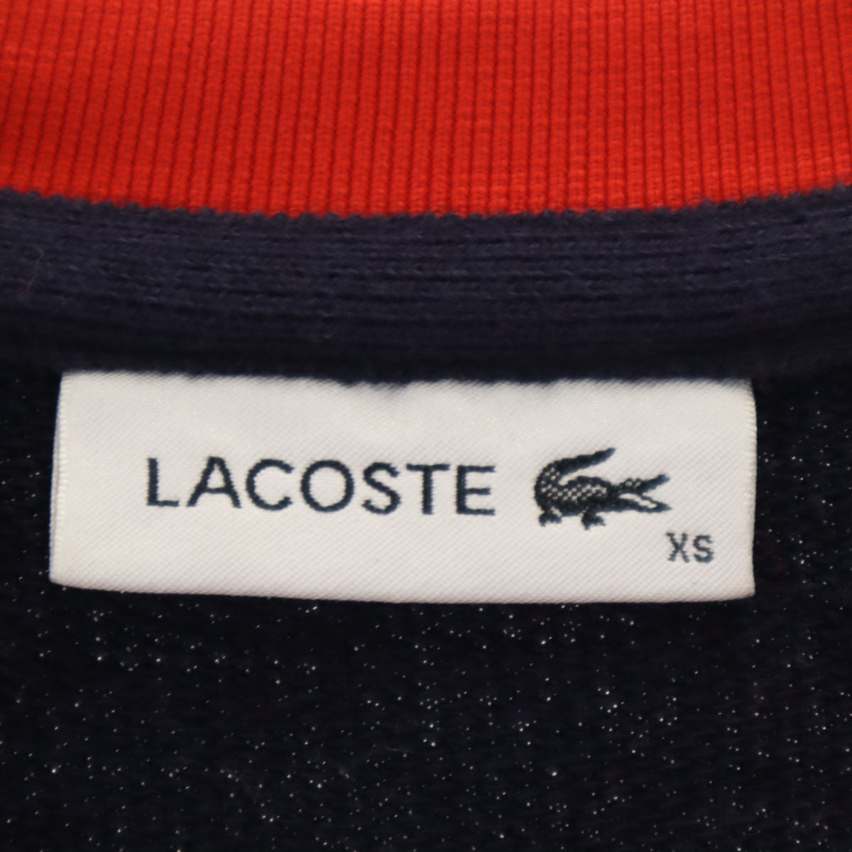 LACOSTE ラコステ 長袖 トレーナー XS レッド メンズ