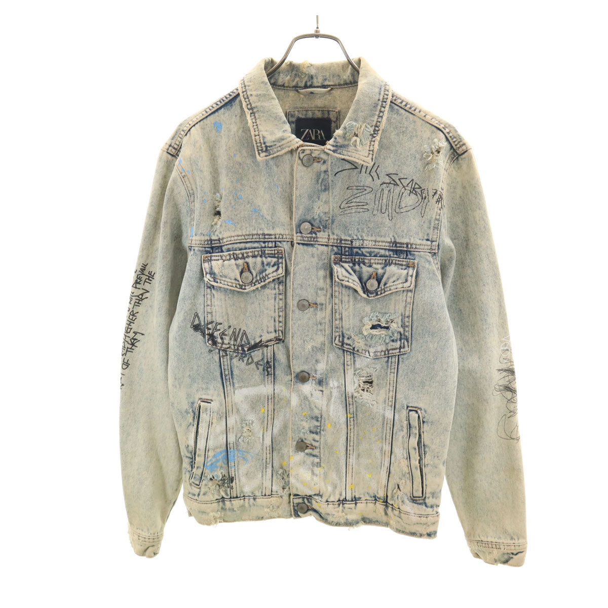 ZARA ザラ デニムジャケット S ブルー系 メンズ