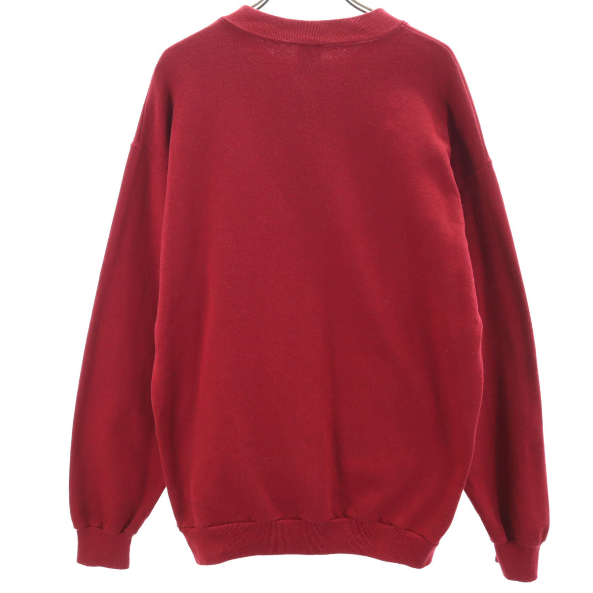 TRENCH トレンチ 90s USA製 オールド ワシントン・レッドスキンズ 長袖 スウェット トレーナー L レッド 裏起毛 メンズ