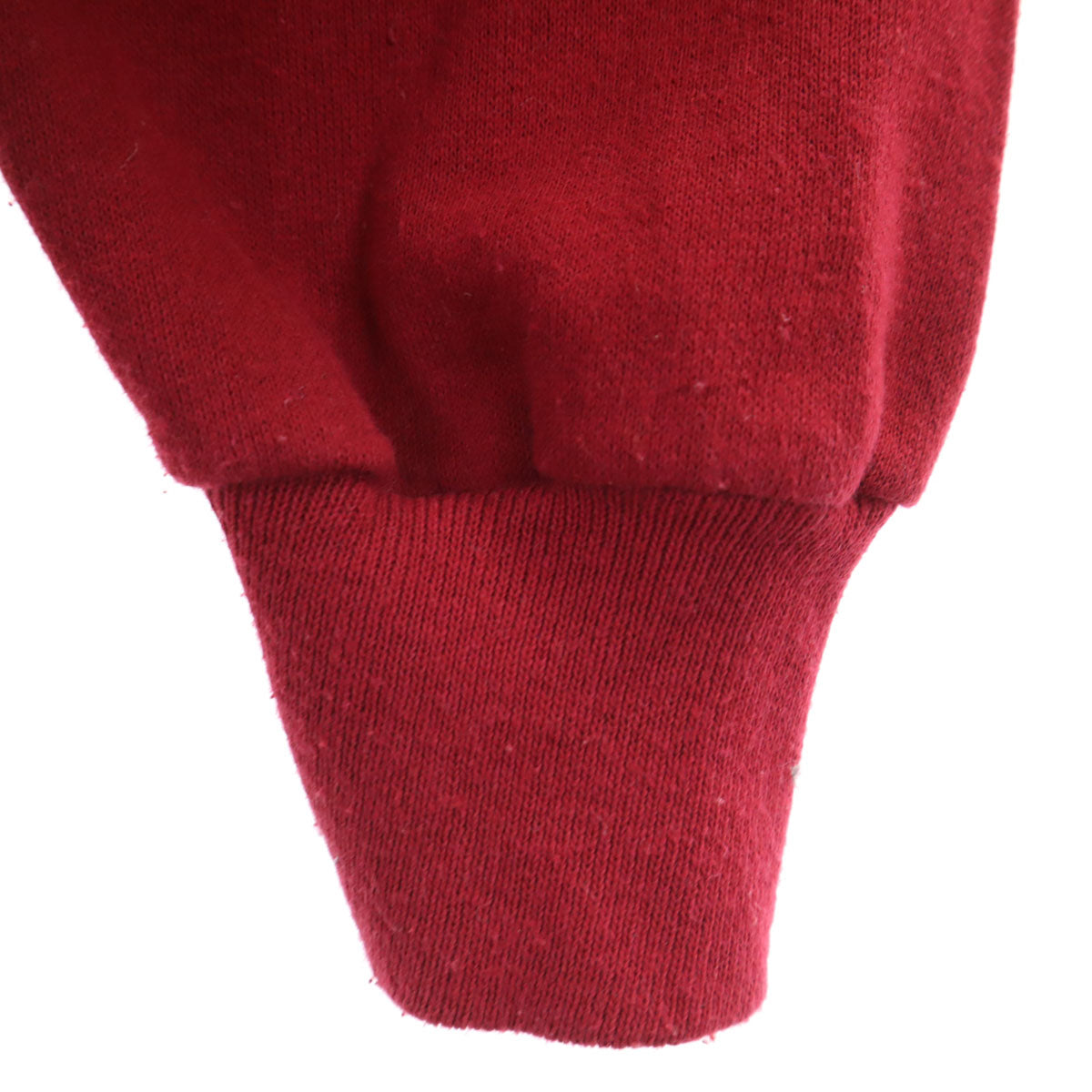 TRENCH トレンチ 90s USA製 オールド ワシントン・レッドスキンズ 長袖 スウェット トレーナー L レッド 裏起毛 メンズ