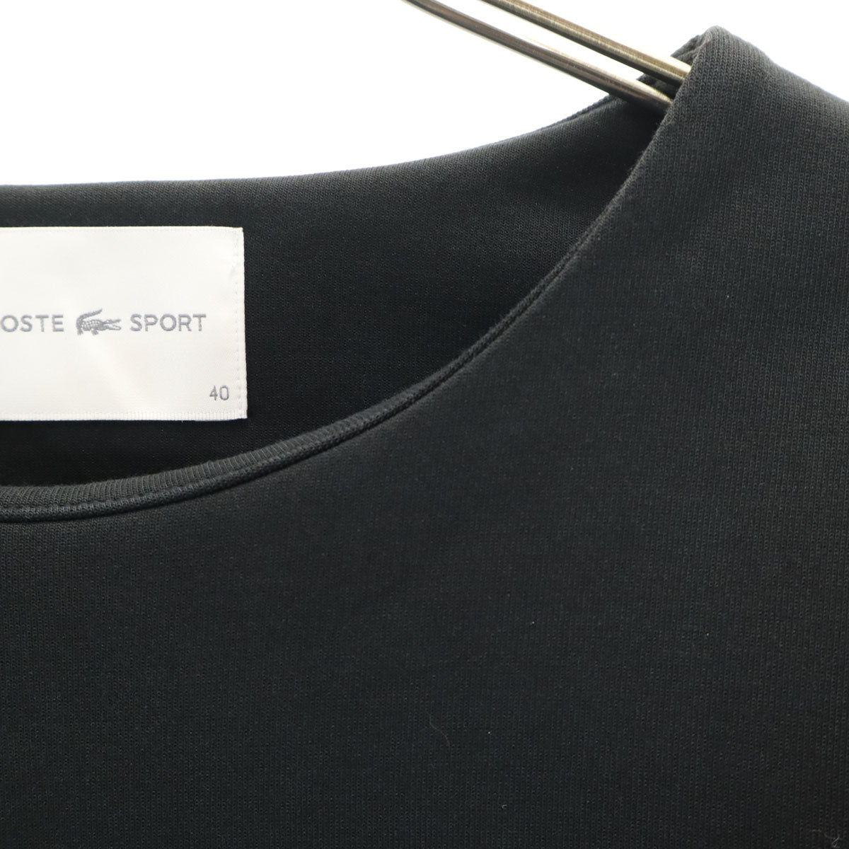 LACOSTE SPORT ラコステスポーツ 長袖 スウェット 40 ブラック レディース