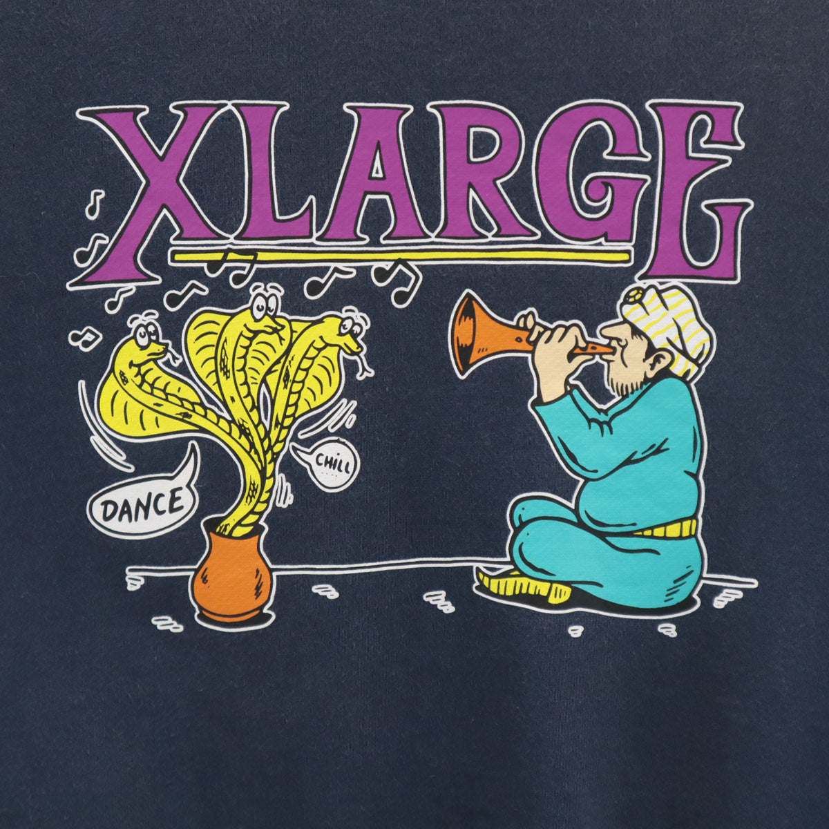 XLARGE エクストララージ 長袖 スウェット トレーナー M ネイビー メンズ