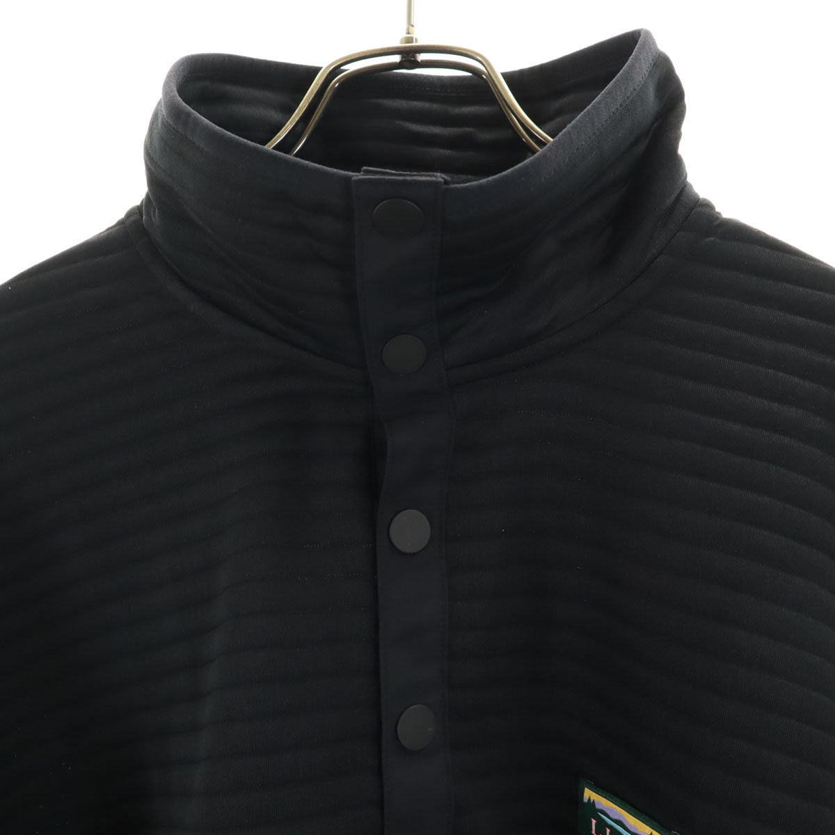 美品 L.L.Bean エルエルビーン 長袖 エアライト ニット L ブラック プルオーバー アウトドア メンズ
